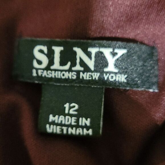 SLNY foil trim asymmetrical pop over jumpsuit - Picture 8 of 9